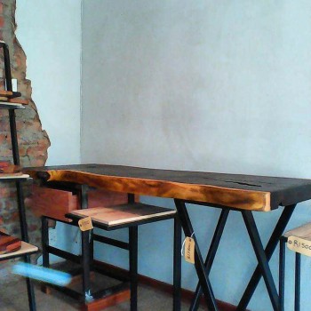 Lead Wood Server desk ask for our Specials